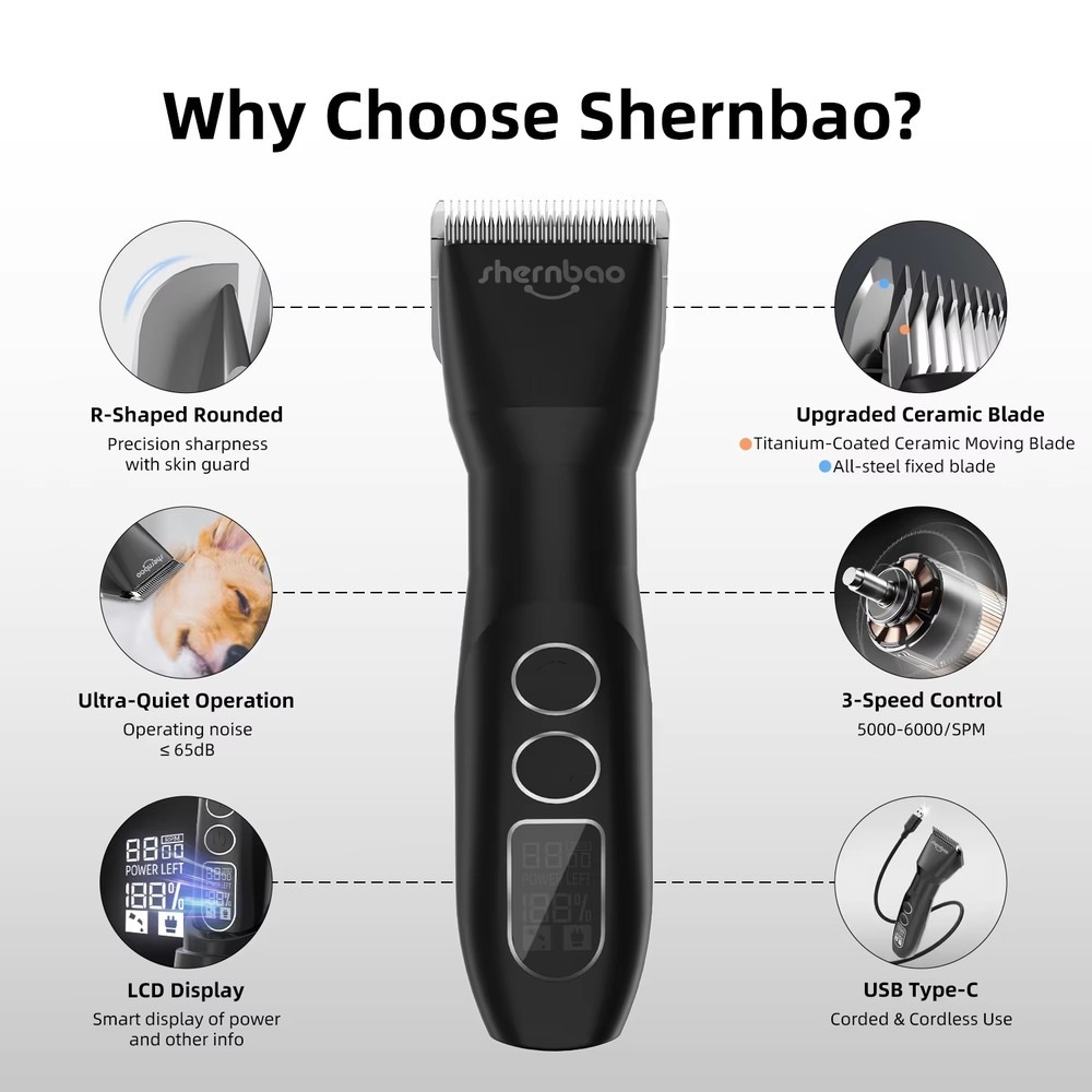 Машинка для стрижки шерсти дом – обзор и цена Hair Clipper